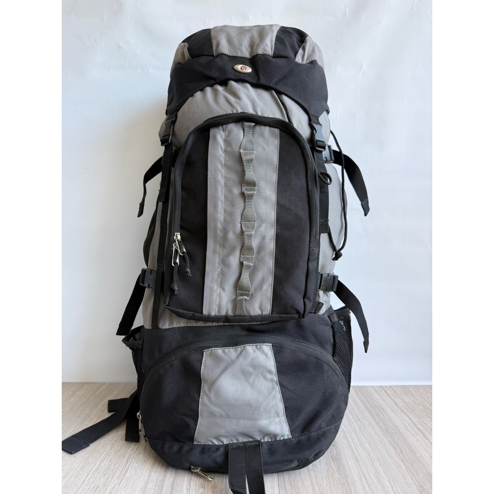 Wenger SwissGear Ibex Internal Frame Hiking Backpack 58L Rain Cover Trekking